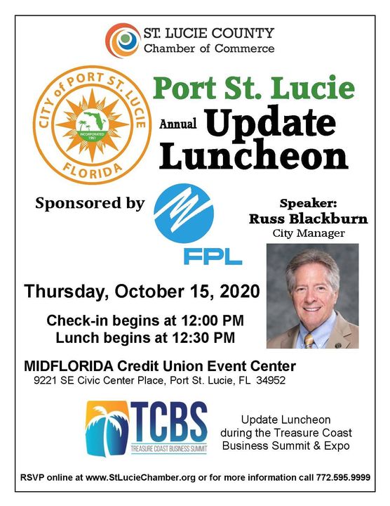 SOLD OUT! Port St. Lucie Annual Update Luncheon