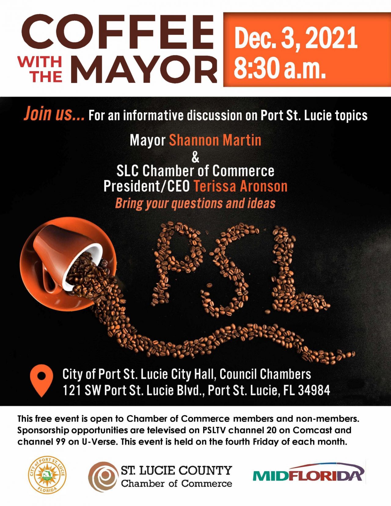 Coffee w/ the Mayor St. Lucie County Chamber of Commerce